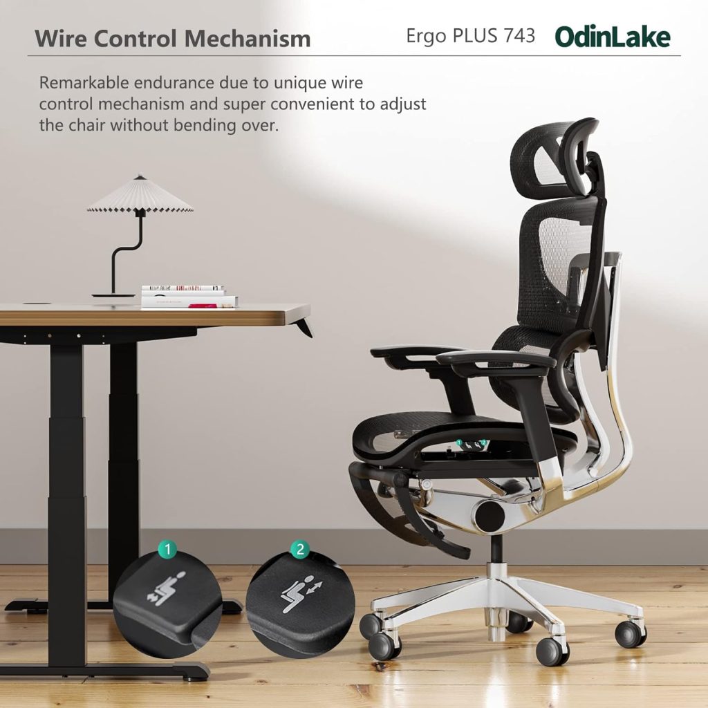 Ergonomic Office Chair Computer Desk Chairs - Mesh Home Office Desk Chairs with Lumbar Support 4D Adjustable Armrests, Big Tall, Heavy Duty High Back Swivel Task Chair with Wide Seat and Headrest Ergonomic Office Chair Computer Desk Chairs - Mesh Home Office Desk Chairs with Lumbar Support 4D Adjustable Armrests, Big Tall, Heavy Duty High Back Swivel Task Chair with Wide Seat and Headrest