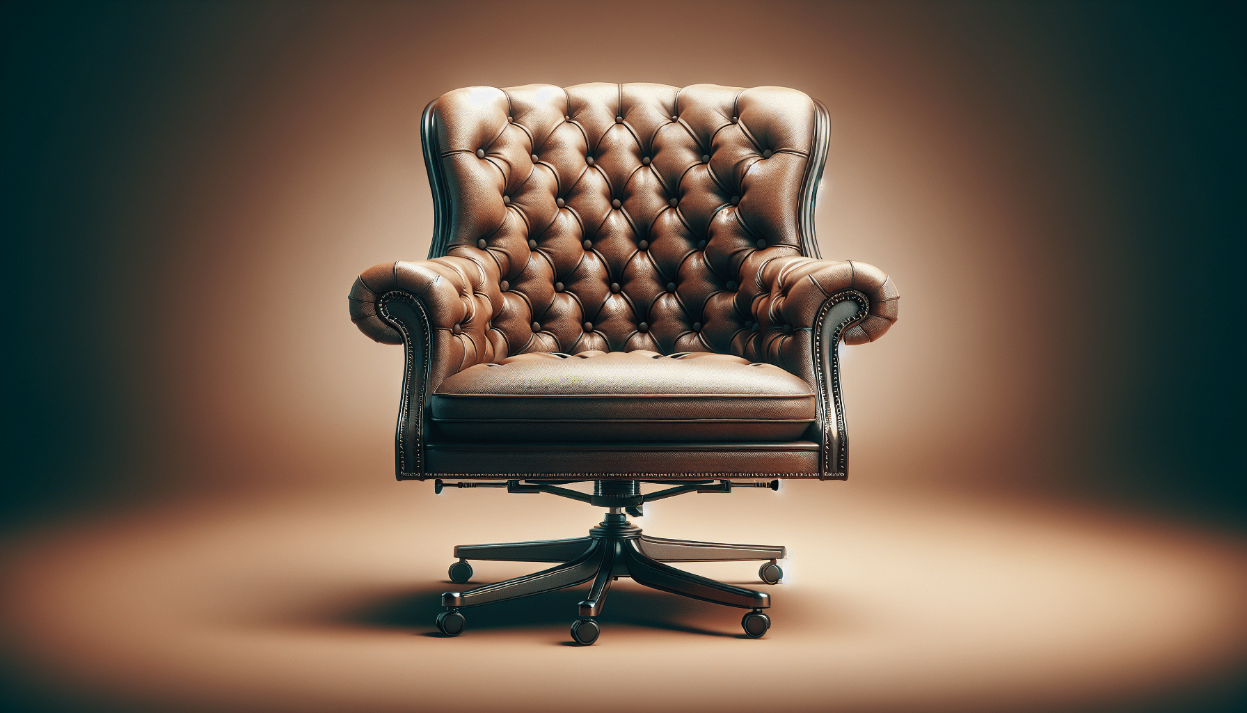 Acme Indra Leather Upholstered Swivel Office Chair in Vintage Chocolate Review