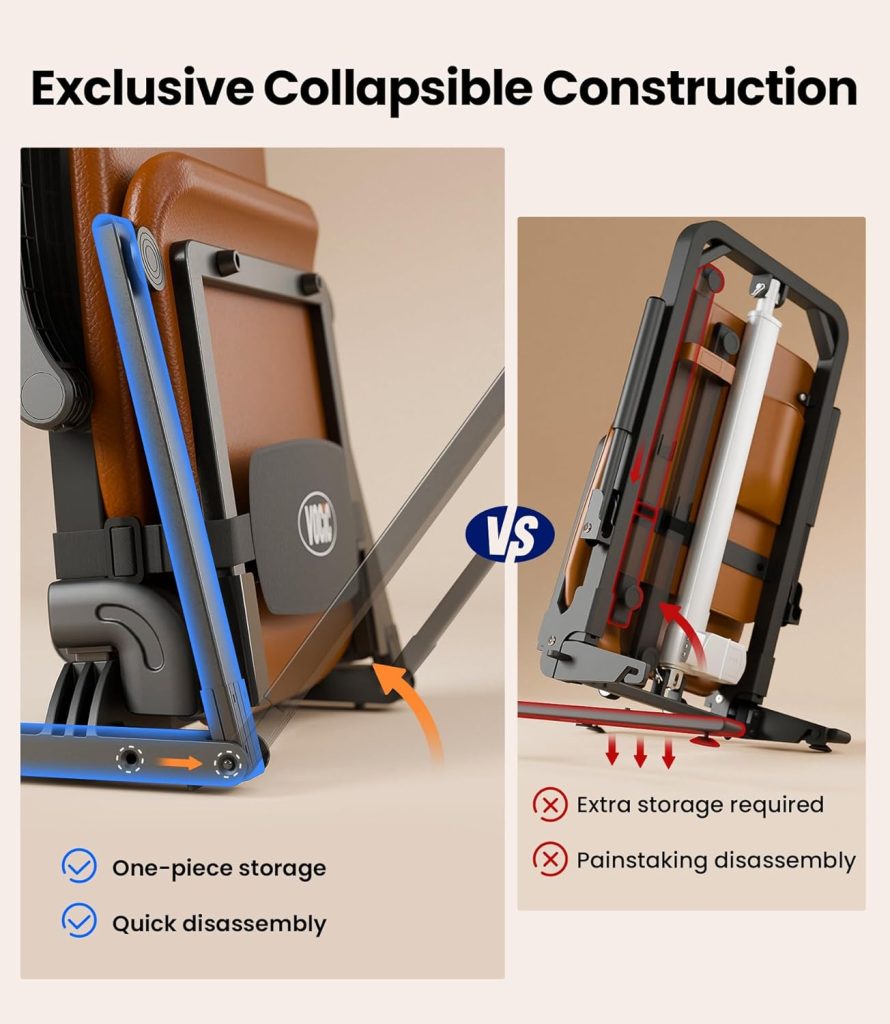 Upgrade Electric Chair Lift for Elderly Falls, Heavy Duty Lift Chair with T-stabilized Base, Help You Get Up from Floor, Support Up to 440 LBS, AX15 (Orange)