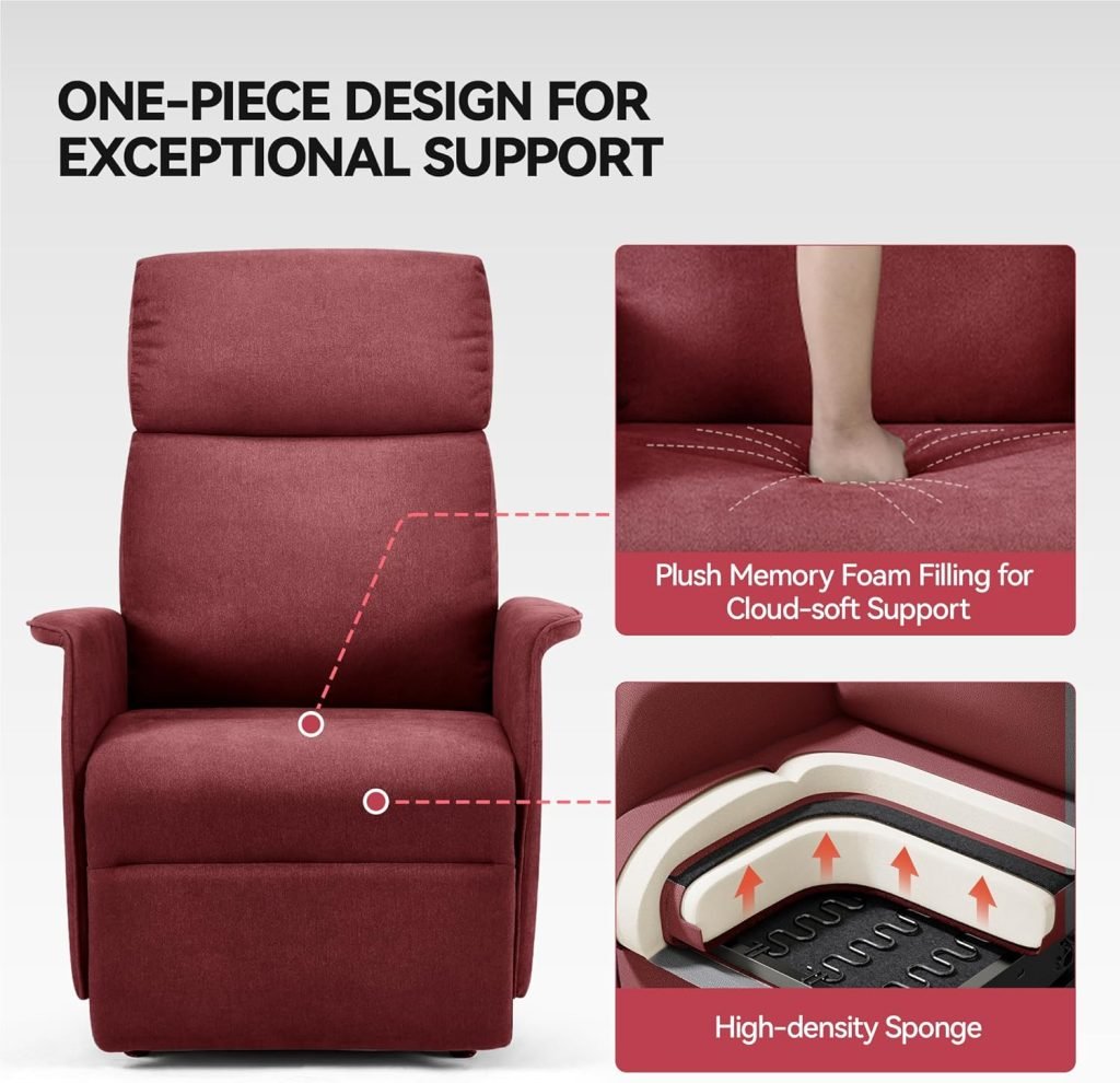 Large Power Lift Recliner Chair with Massage and Heat for Elderly, Electric Recliner Chairs for Adults with Side Pocket Remote Control, Infinite Position, Fabric (Dark Grey) Large Power Lift Recliner Chair with Massage and Heat for Elderly, Electric Recliner Chairs for Adults with Side Pocket Remote Control, Infinite Position, Fabric (Dark Grey)