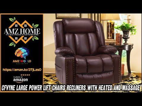 Describing Cfvyne Large Power Lift Chairs Recliners for Elderly with Heated and Massage, Amazon
