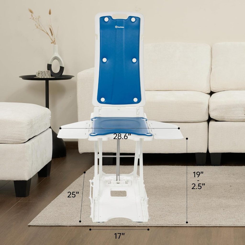 Electric Lift Chair, Chair Lift Assisting Devices for Seniors, Load Capacity 300 lbs, Smooth Elevation to 19, Help The Elderly Off The Ground, Ideal for Storing at Home,