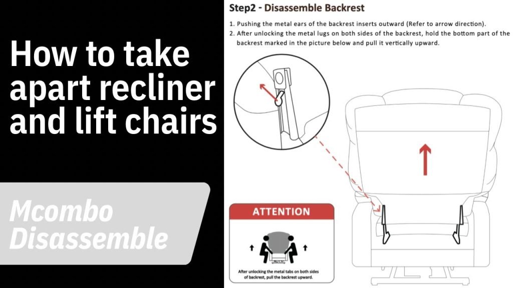 Mcombo Guide to Taking Apart Recliner Chairs and Lift Chairs
