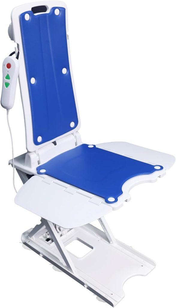 Electric Chair Lift - Lift Elderly from Floor, IPX8 Waterproof Chair Lift with Remote Control, Support Up to 300 LBS, for Elderly  Disabled Fall Assist Device Assistance