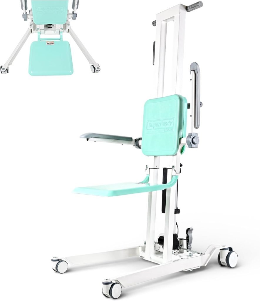 SuperHandy GoRise Electric Floor to Stand Lift – 500 Lbs Capacity, Standing Assistance, Portable, Adjustable, Ergonomic, Easy Storage, Patent Pending (FS (Floor Lift)) SuperHandy GoRise Electric Floor to Stand Lift – 500 Lbs Capacity, Standing Assistance, Portable, Adjustable, Ergonomic, Easy Storage, Patent Pending (FS (Floor Lift))