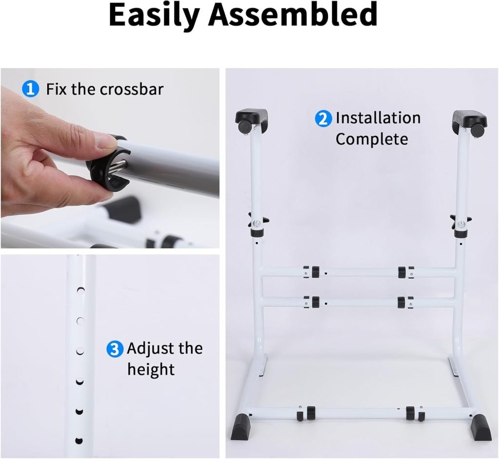 Adjustable Stand Assist for Couch, Chair Assist for Elderly, Chair Lift Assist Devices for Seniors, Safety Stand up Rail,White
