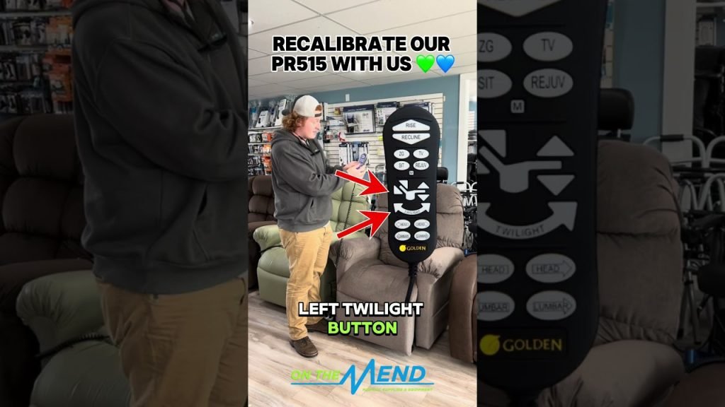 Golden Technologies 5-Zone PR515 Power Lift Chair Calibration  Reset In Under a Minute