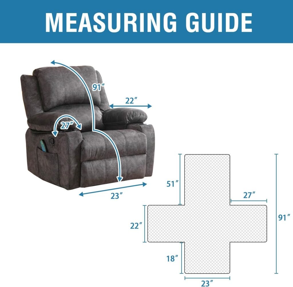 H.VERSAILTEX 100% Waterproof Power Lift Recliner Chair Cover Non Slip Electric Power Lift Recliner Covers for Recliner Chair with Pocket Large Recliner Chair Covers, Brown