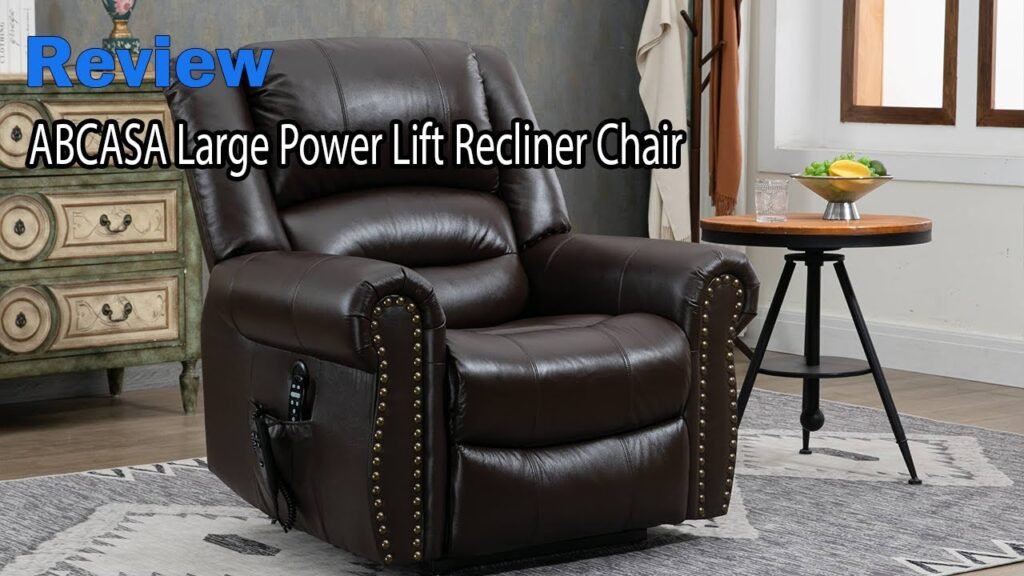 ABCASA Large Power Lift Recliner Chair Review - Watch before you buy!
